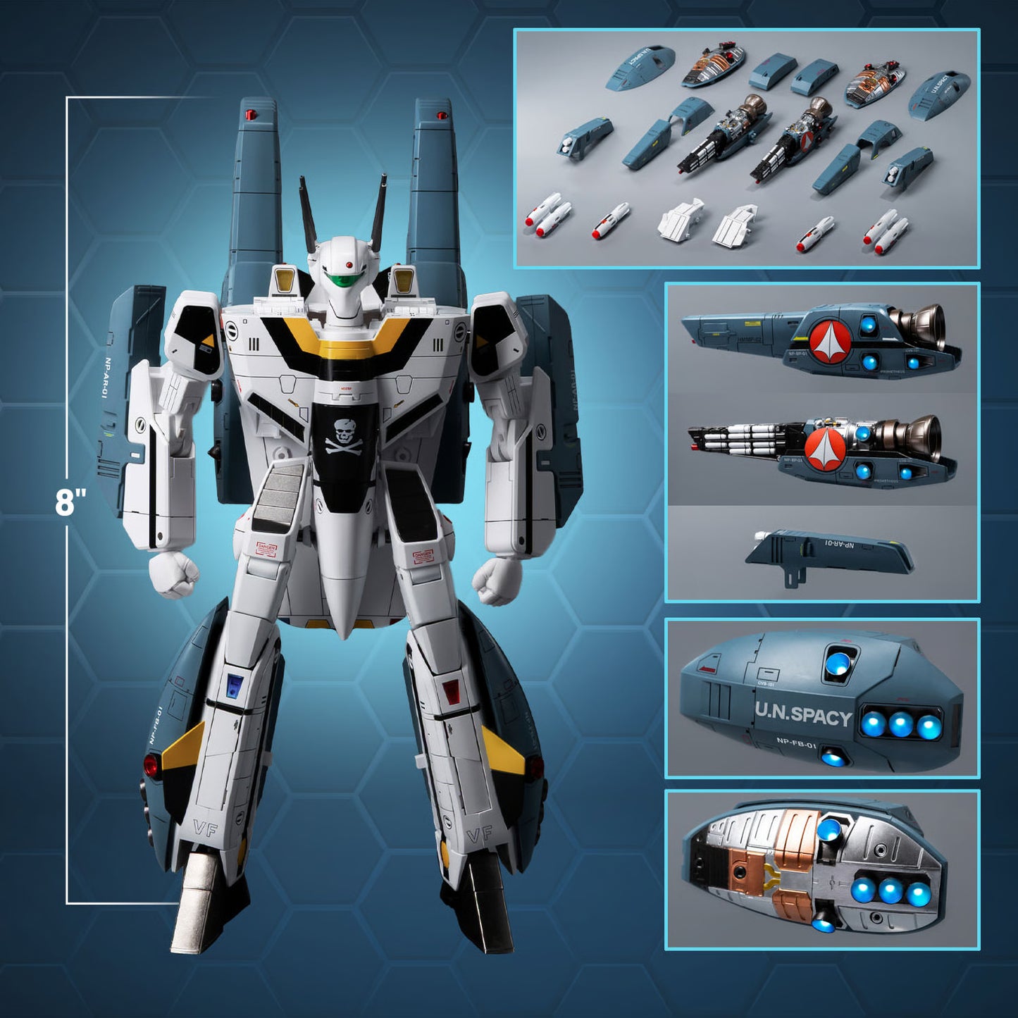 ROBO-DOU Robotech VF-1S Super Veritech Set – Rick Hunter