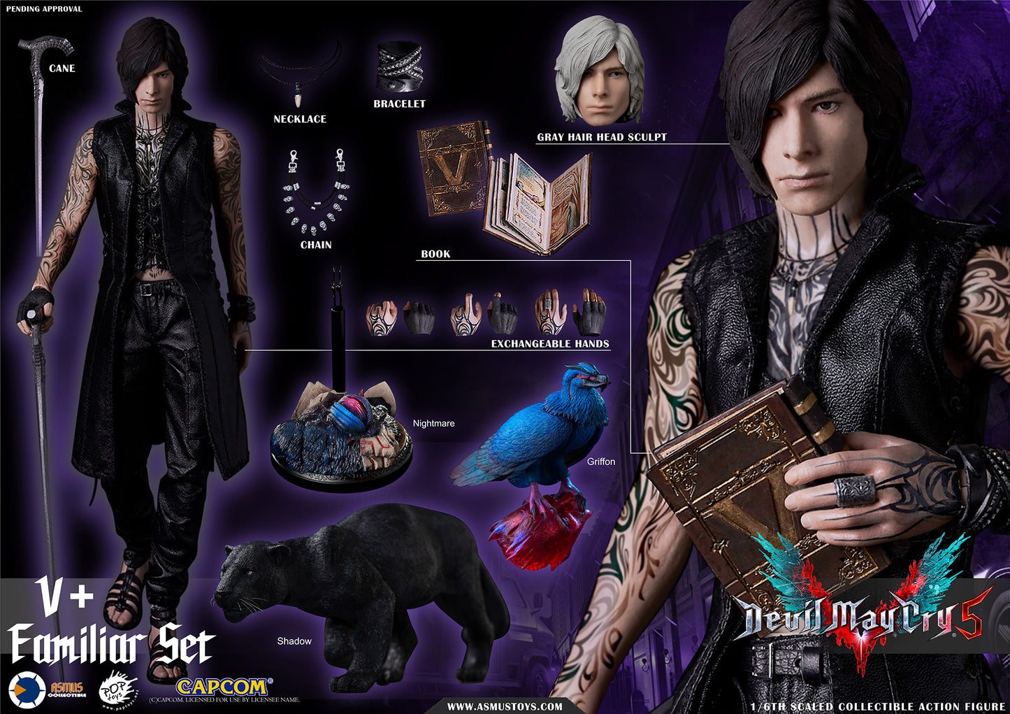 V (Luxury Edition) 1/6 Scale Figure by Asmus Toys