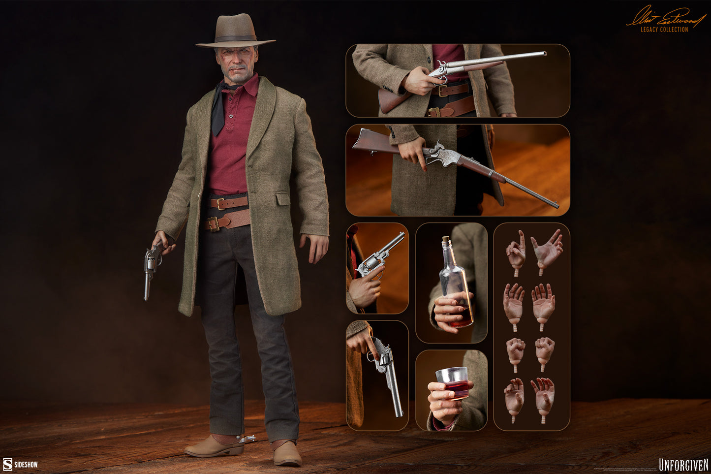 Unforgiven William Munny 1/6 Scale Figure by Sideshow Collectibles