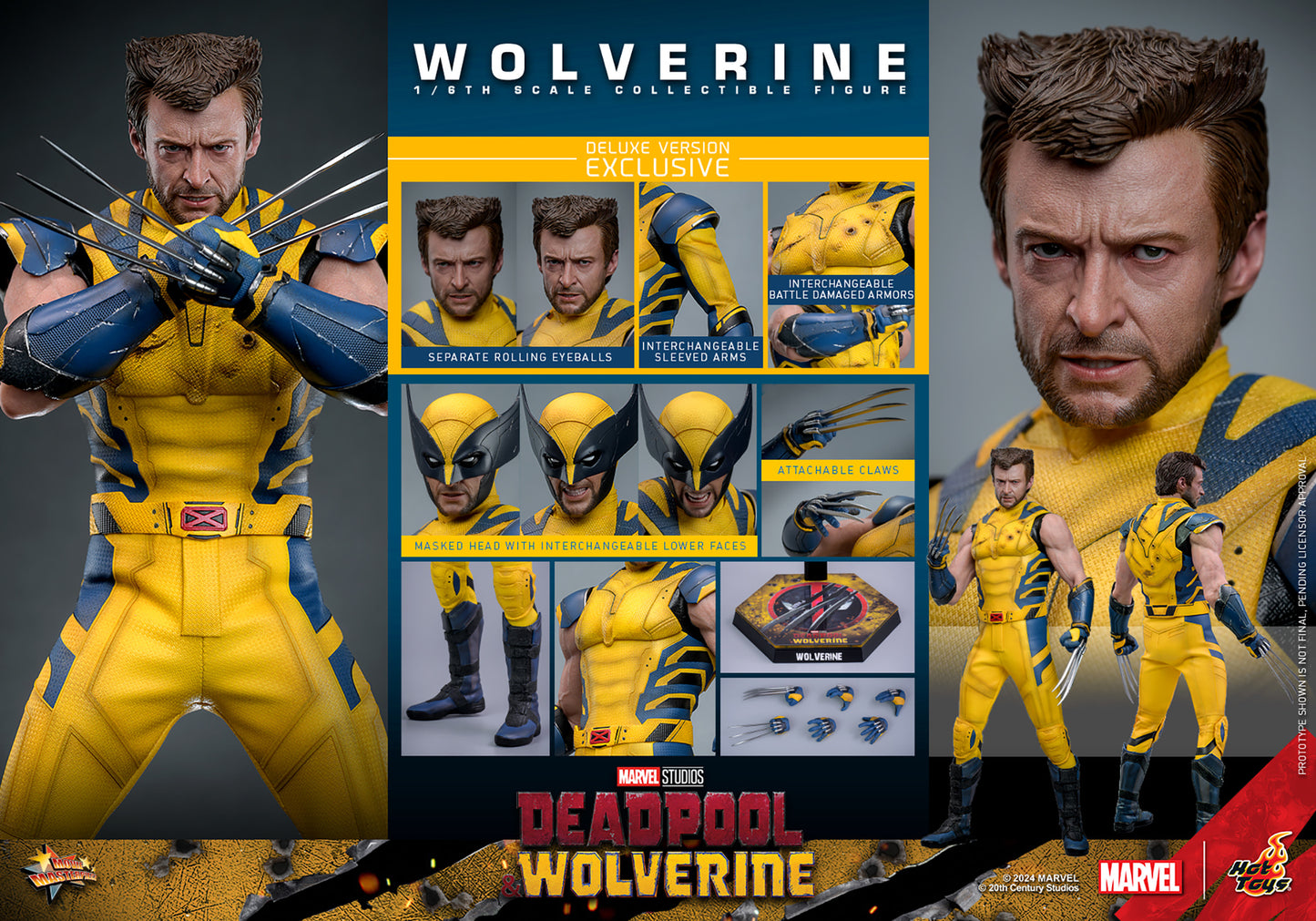 Wolverine (Deluxe Version) Sixth Scale Figure