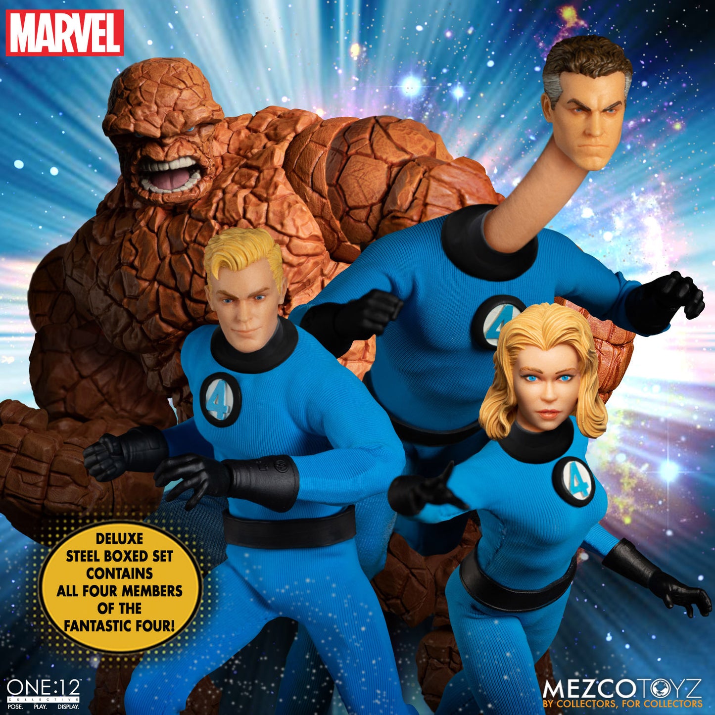 One 12 Collective Fantastic Four Deluxe Steel Boxed Set
