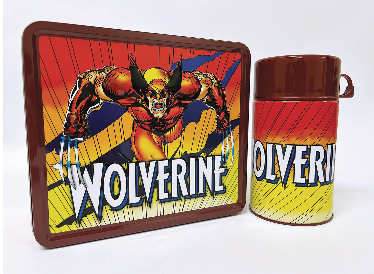 Tin Titans Wolverine Previews Exclusive Lunchbox with Beverage Container