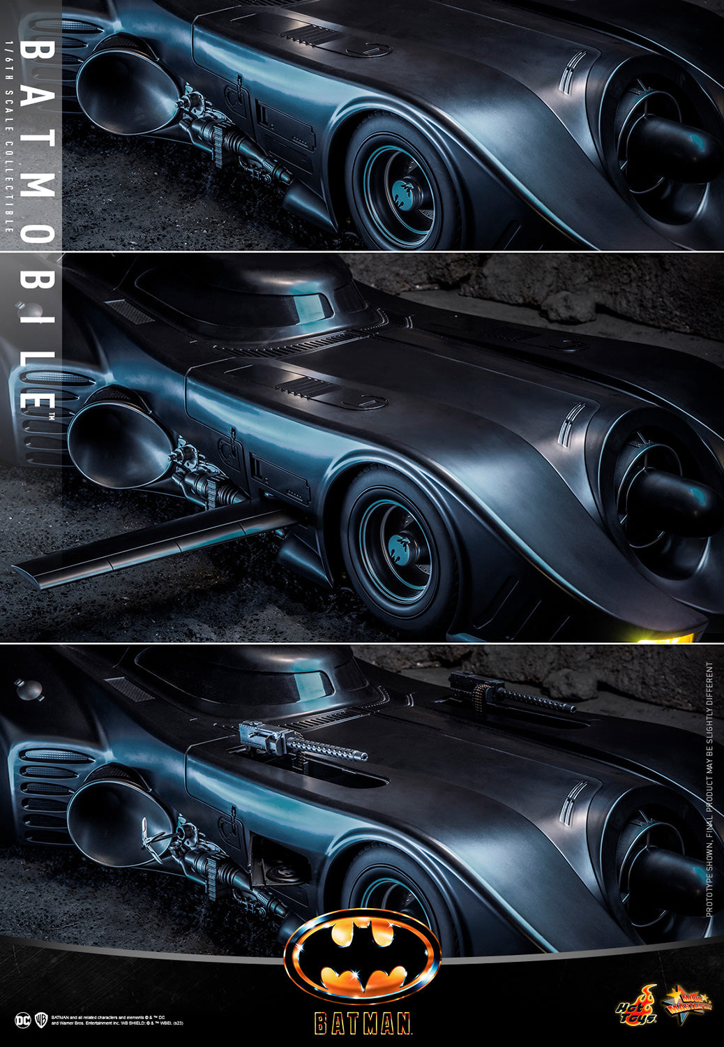 1989 Batmobile Sixth Scale Figure Accessory by Hot Toys