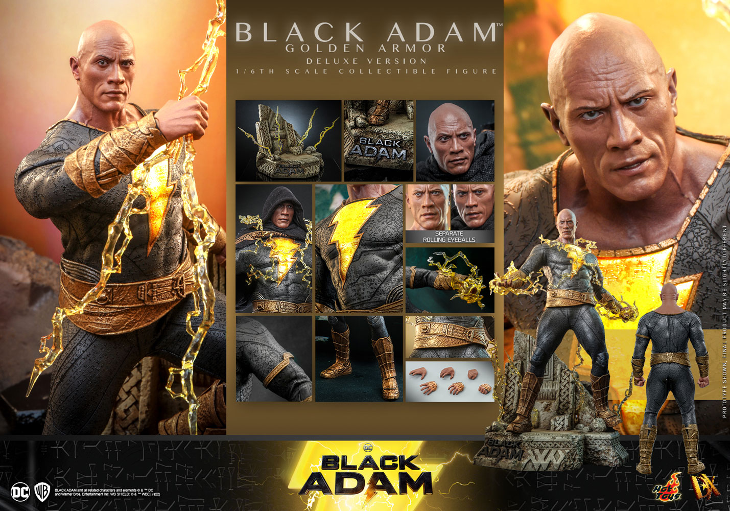 Hot Toys 1/6 Black Adam Deluxe Figure