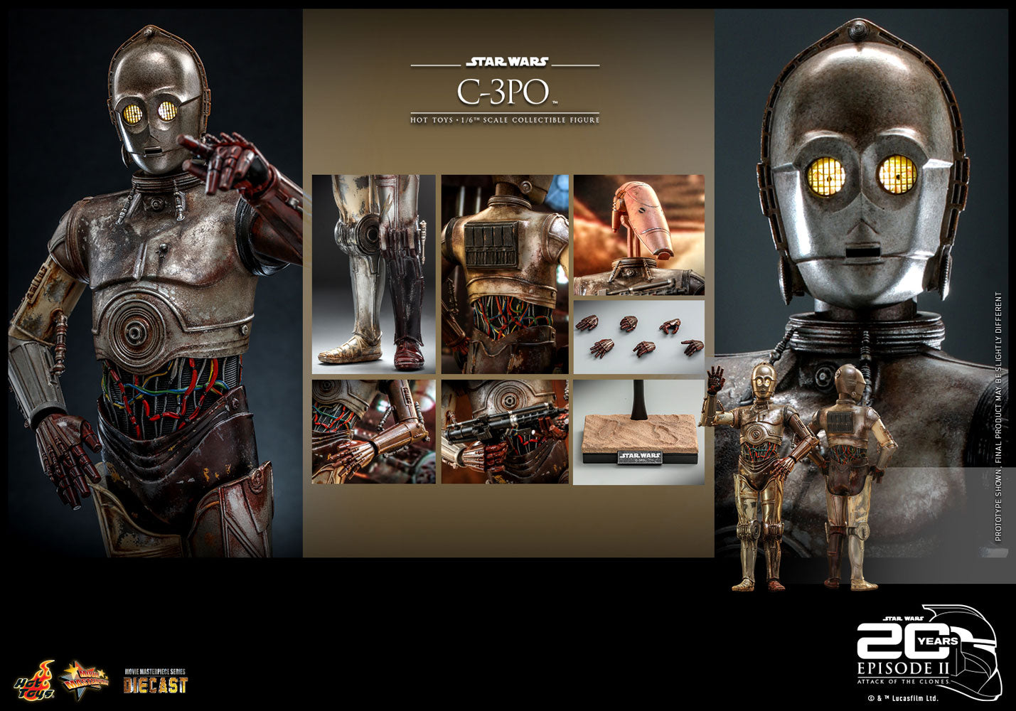 C-3PO Sixth Scale Figure by Hot Toys