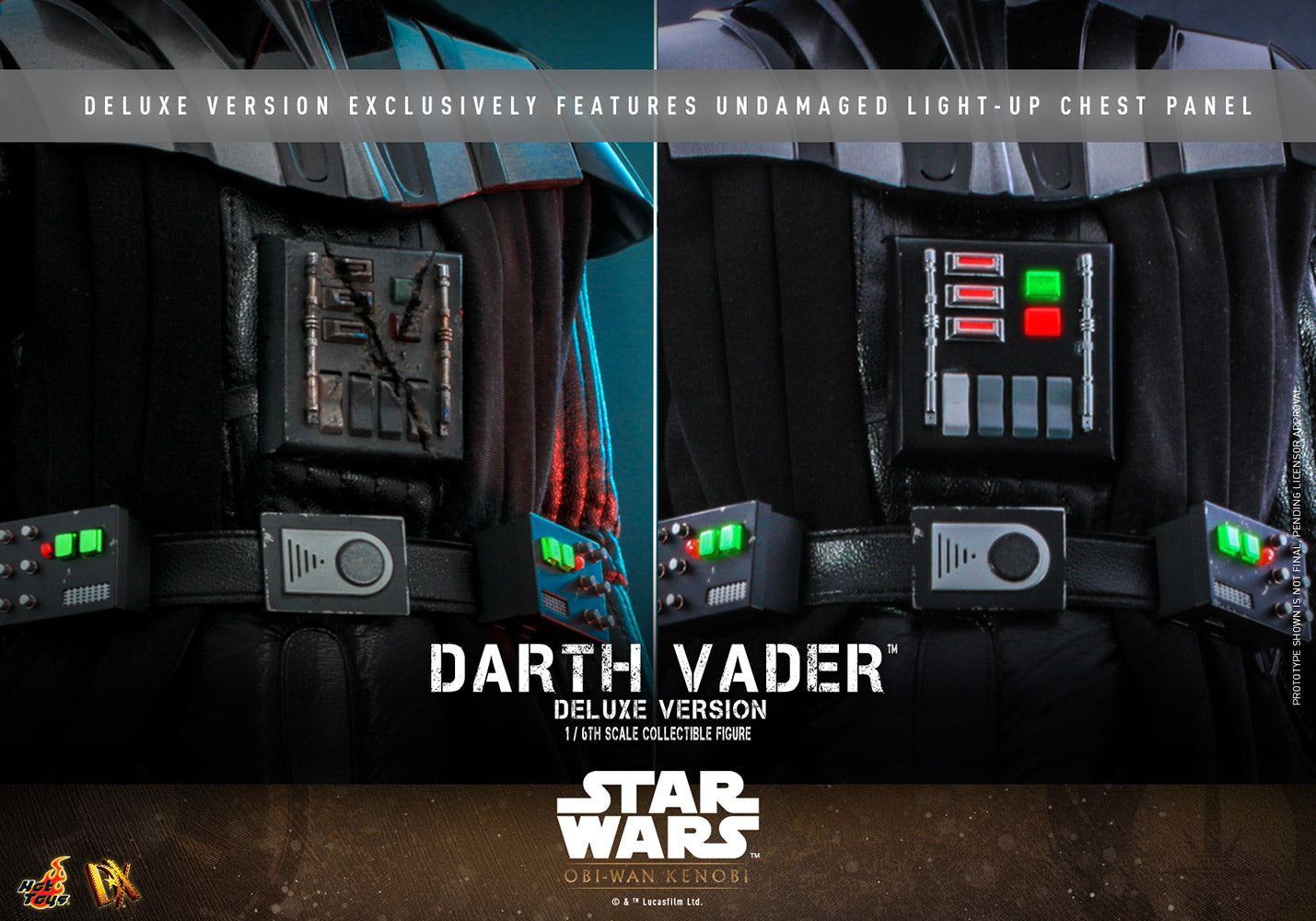 Darth Vader (Deluxe Version) Sixth Scale Figure by Hot Toys