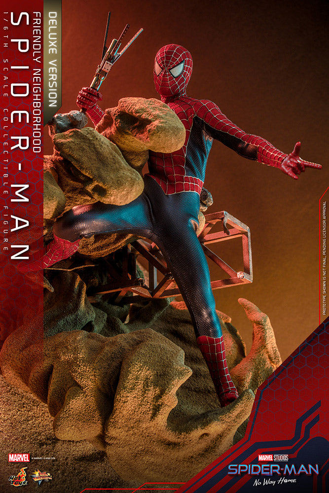 Friendly Neighborhood Spider-Man (Deluxe Version) Sixth Scale Figure by Hot Toys