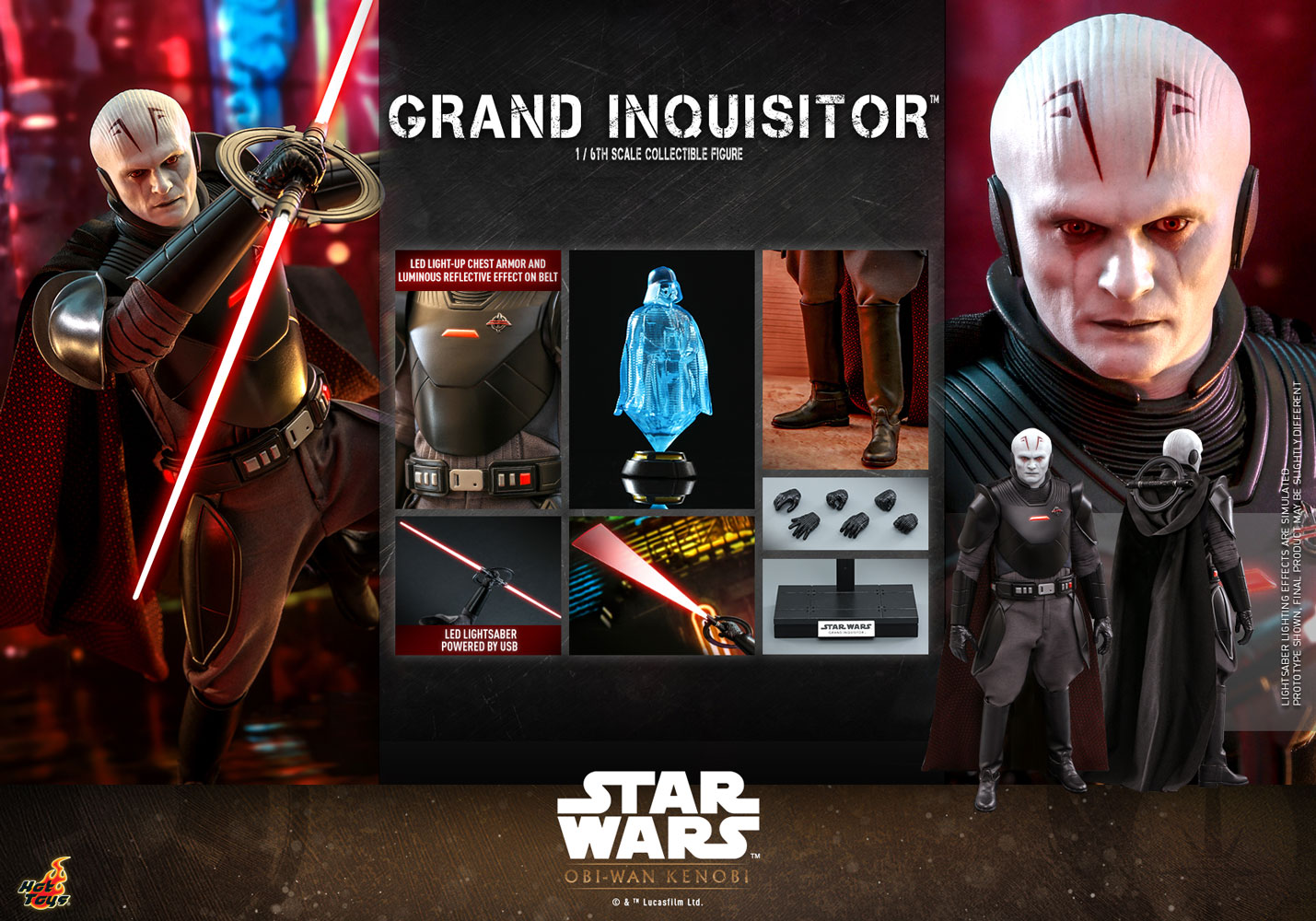 Grand Inquisitor Sixth Scale Figure by Hot Toys