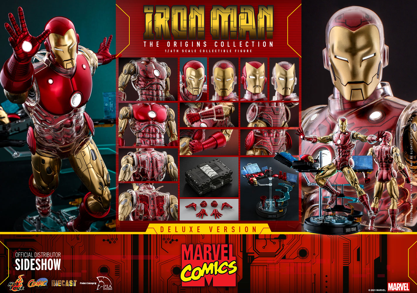 Hot Toys Iron Man Deluxe 1/6 Scale Figure