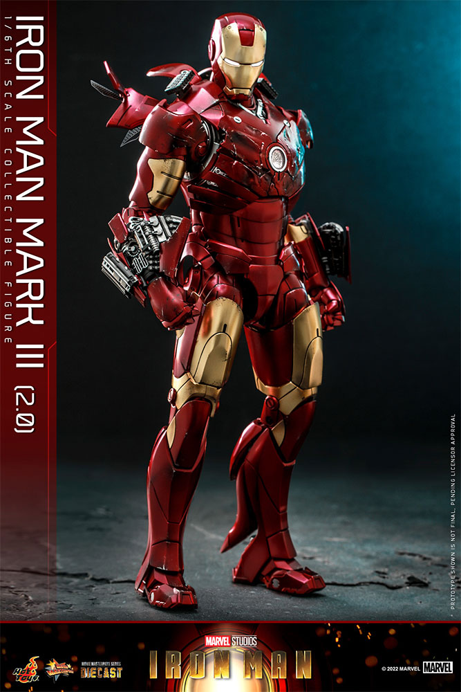 Iron Man Mark III (2.0) Sixth Scale Figure by Hot Toys