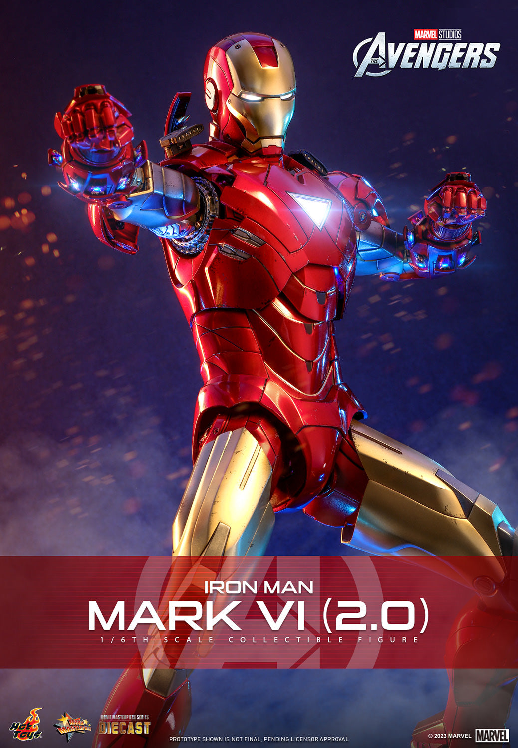 Hot Toys Iron Man Mark VI (2.0) Sixth Scale Figure