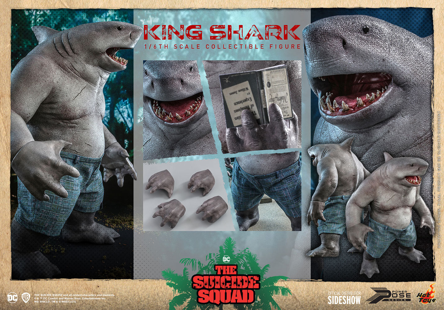 Hot Toys King Shark 1/6 Scale Figure