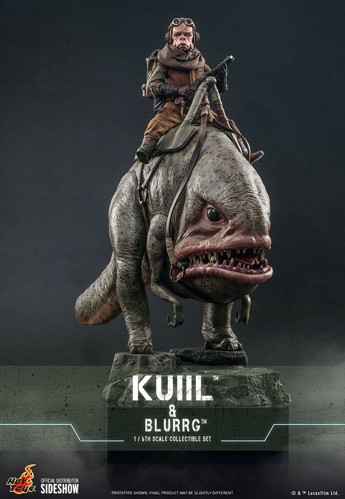 Hot Toys Kuiil and Blurgg 1/6 Scale Figure Set
