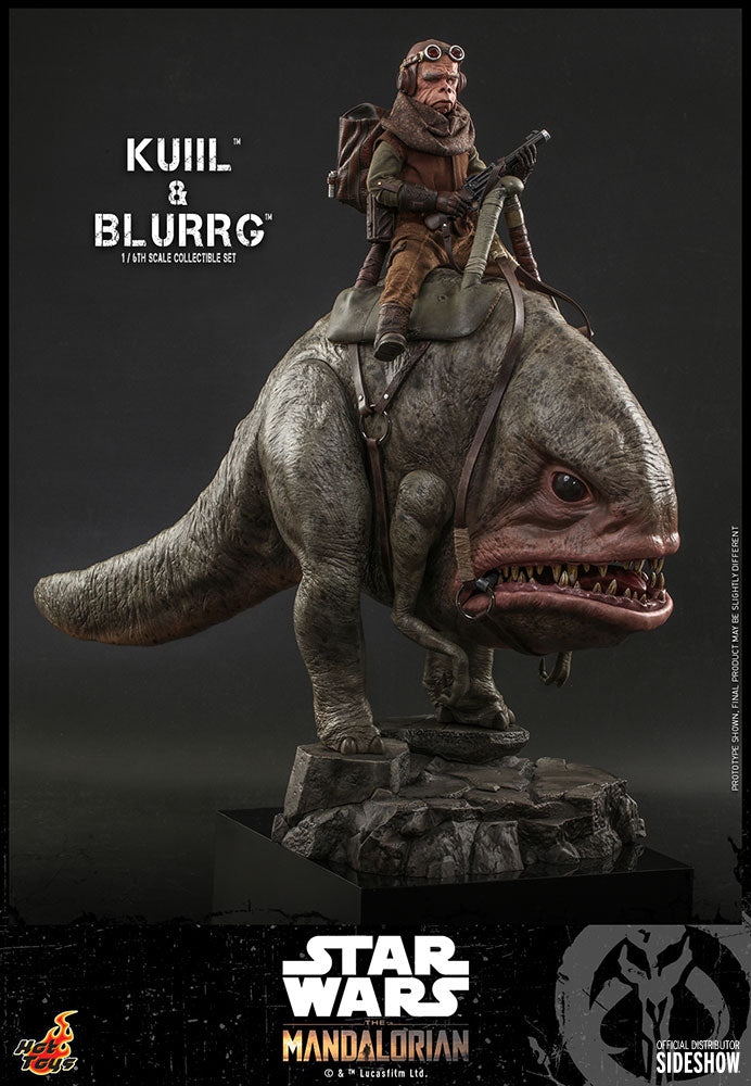 Hot Toys Kuiil and Blurgg 1/6 Scale Figure Set