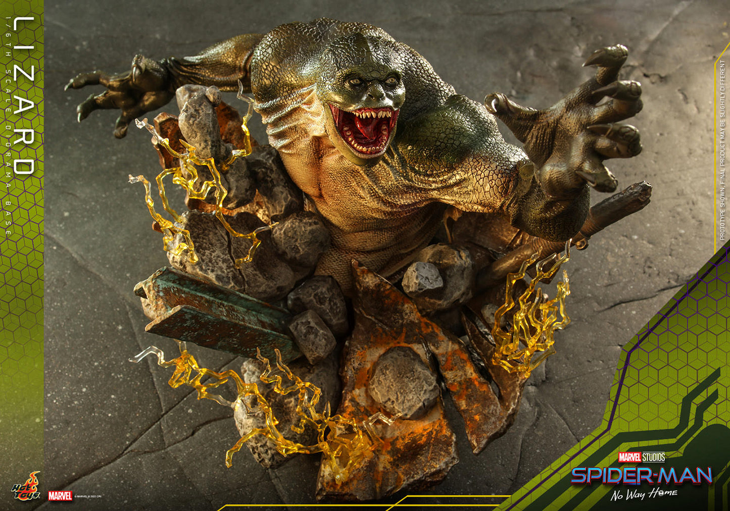 Lizard Diorama Base Sixth Scale Accessory by Hot Toys