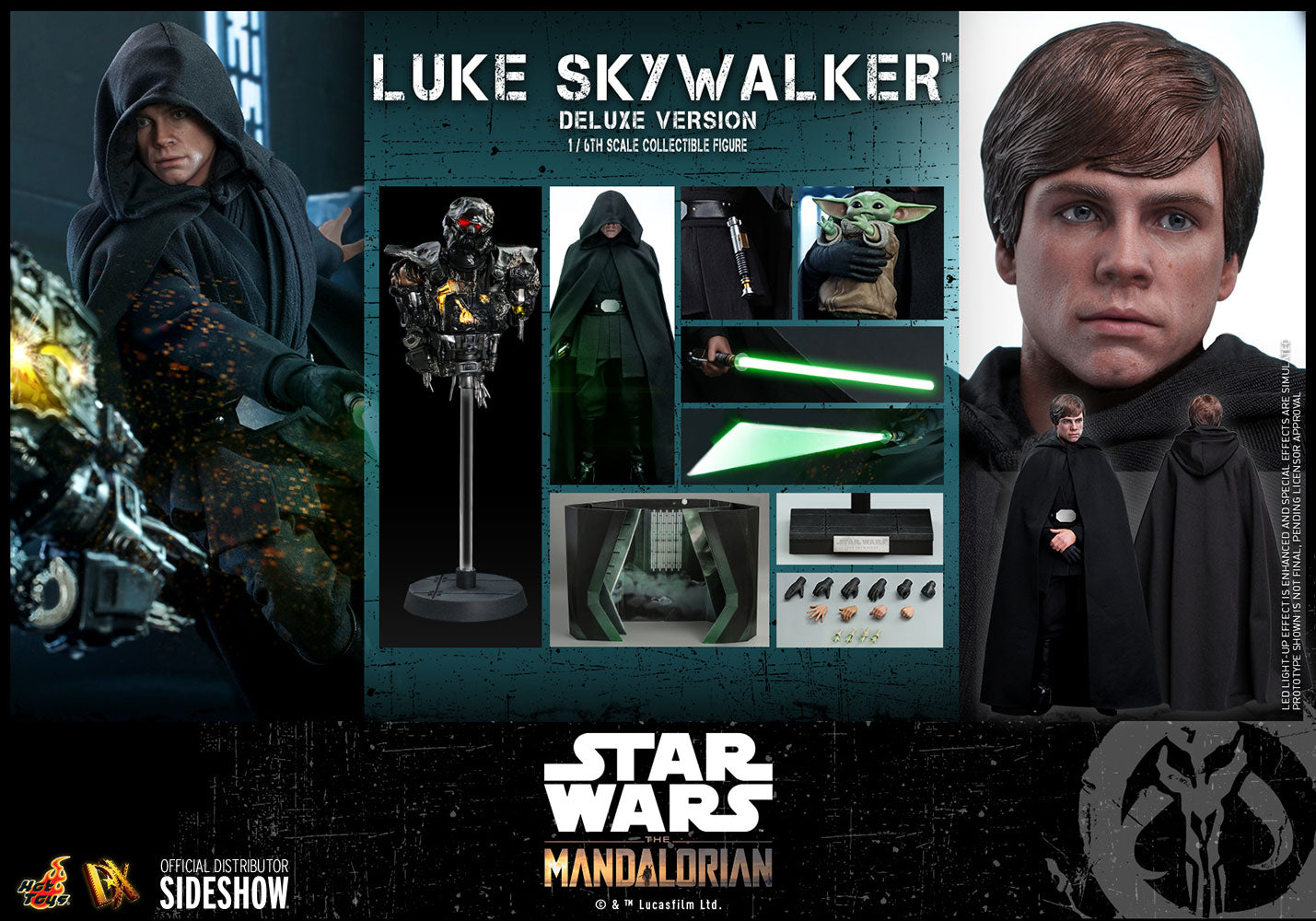 Hot Toys Luke Skywalker (Deluxe Version ) 1/6 Scale Figure – Alter