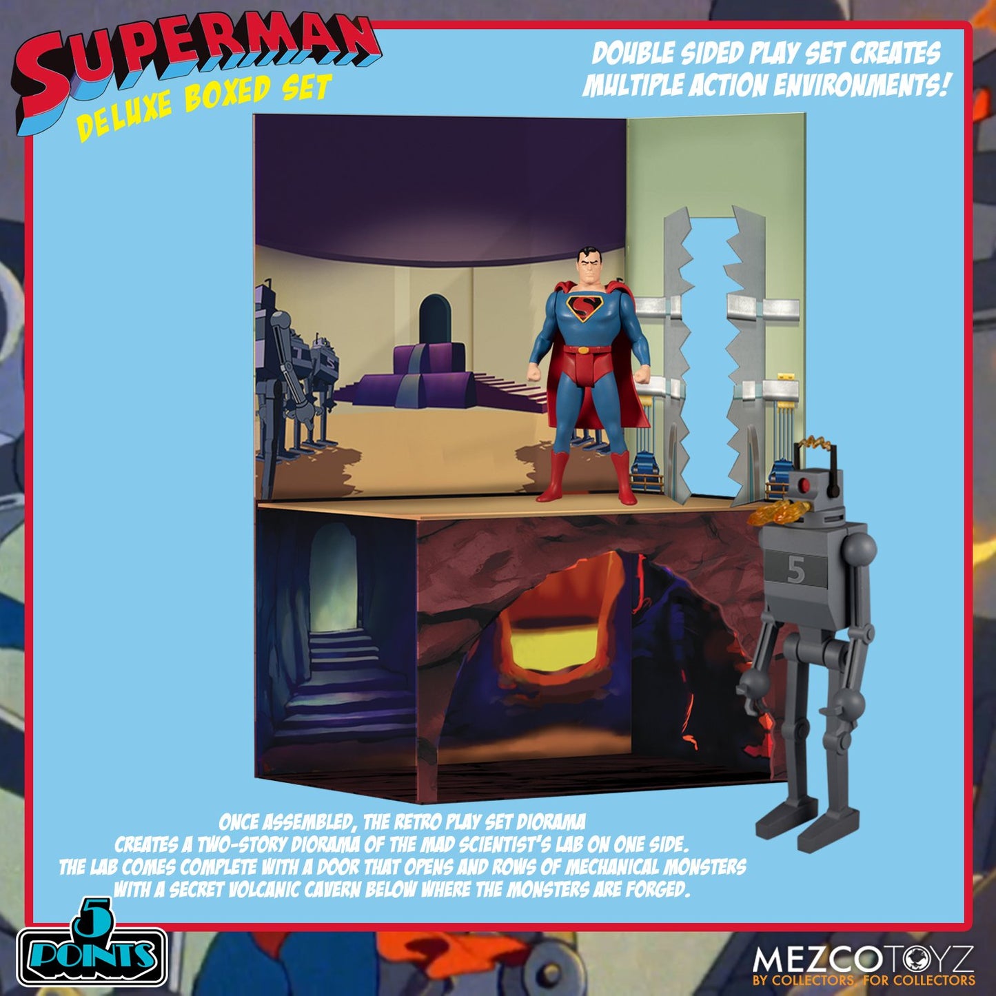 5 Points Superman The Mechanical Monsters Deluxe Boxed Set