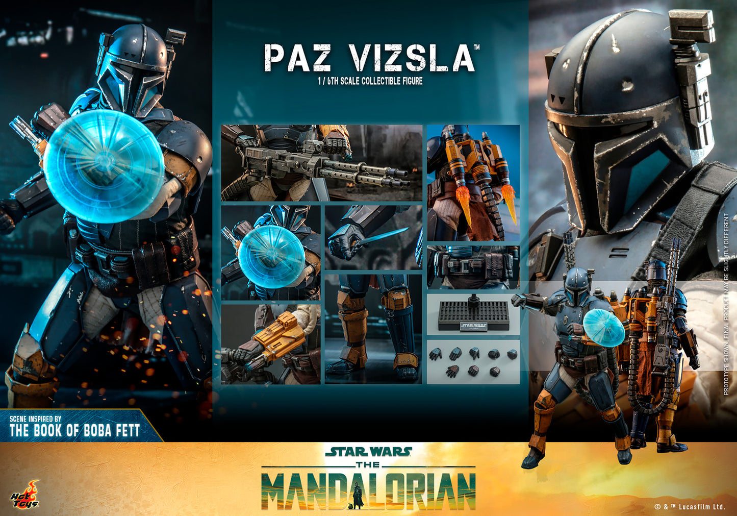 Paz Vizsla Sixth Scale Figure by Hot Toys