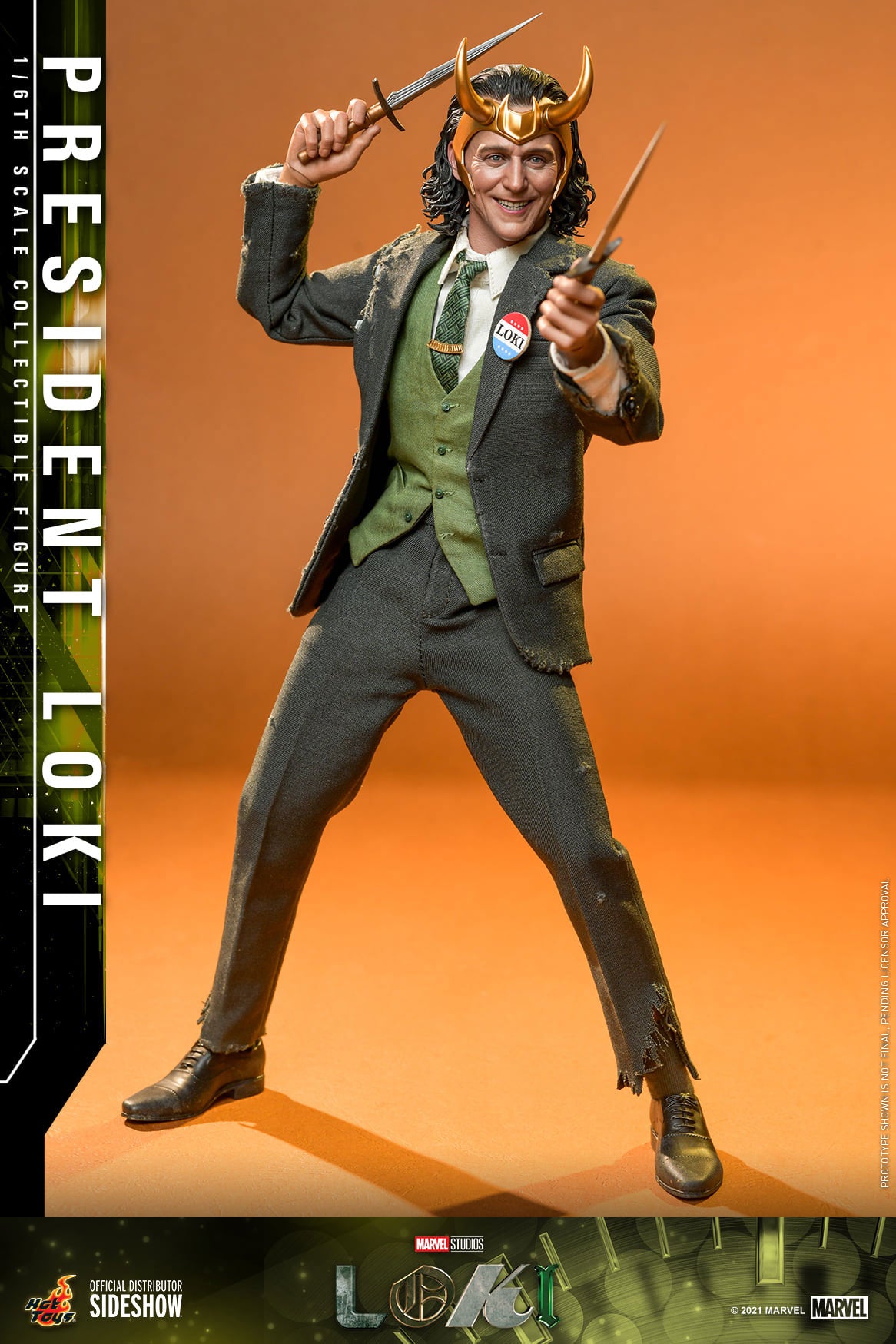 Hot Toys President Loki 1/6 Scale Figure