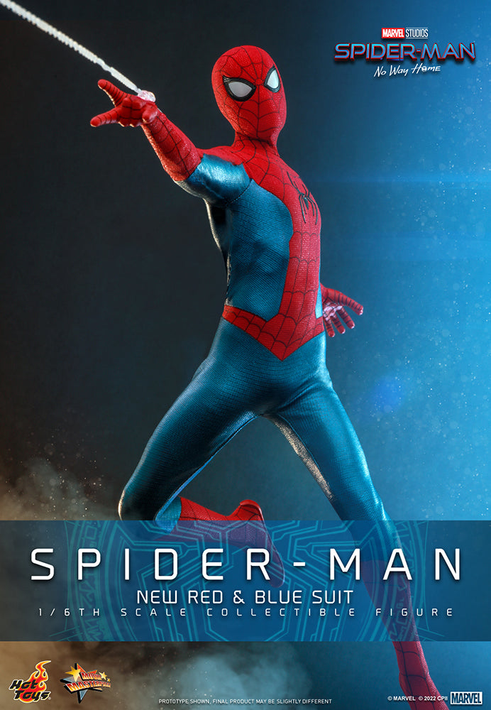 Spider-Man (New Red & Blue Suit) Sixth Scale Figure by Hot Toys