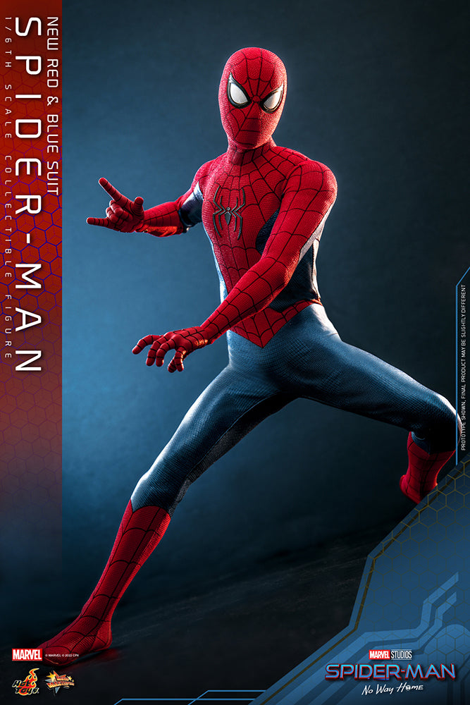 Spider-Man (New Red & Blue Suit) Sixth Scale Figure by Hot Toys