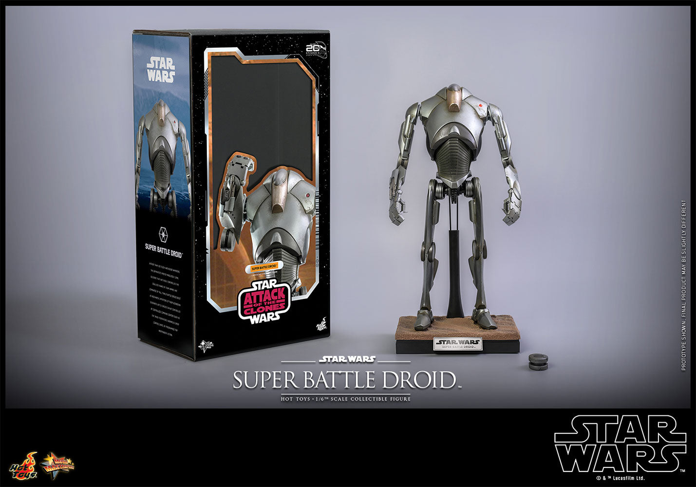 Super Battle Droid Sixth Scale Figure by Hot Toys