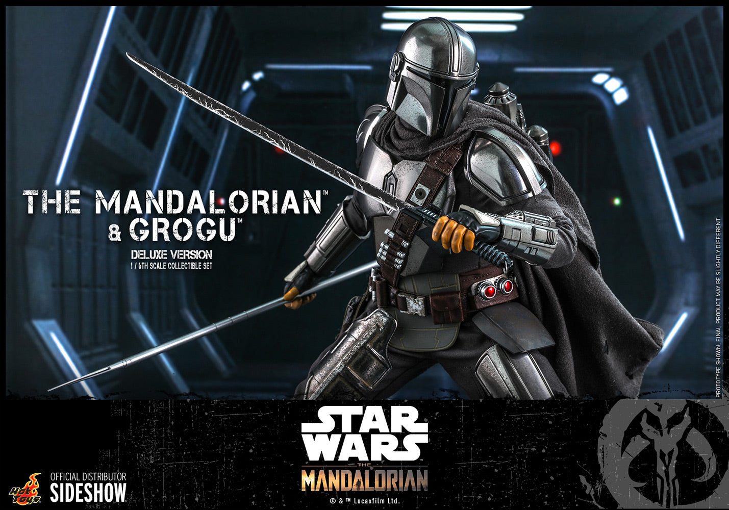 Hot Toys The Mandalorian and Grogu (Deluxe Version) 1/6 Scale Figure Set
