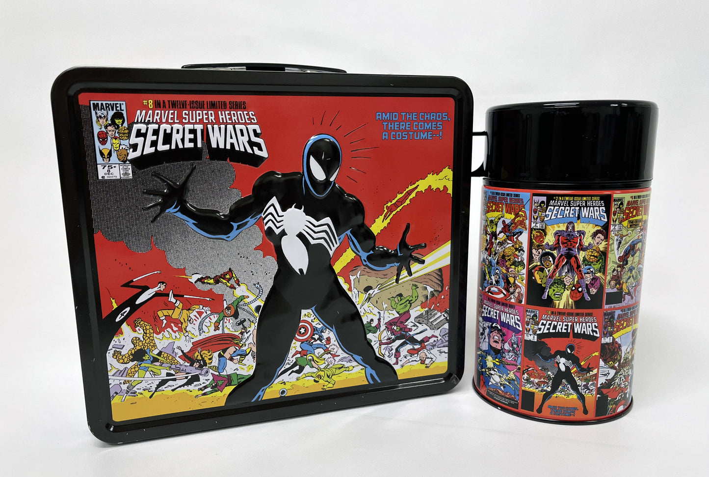 Tin Titans Marvel Secret Wars PX Lunchbox & Thermos